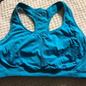 Blue Sports Bra